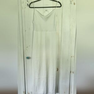 VILA Satin Cowl Neck Sleeveless Maxi Dress